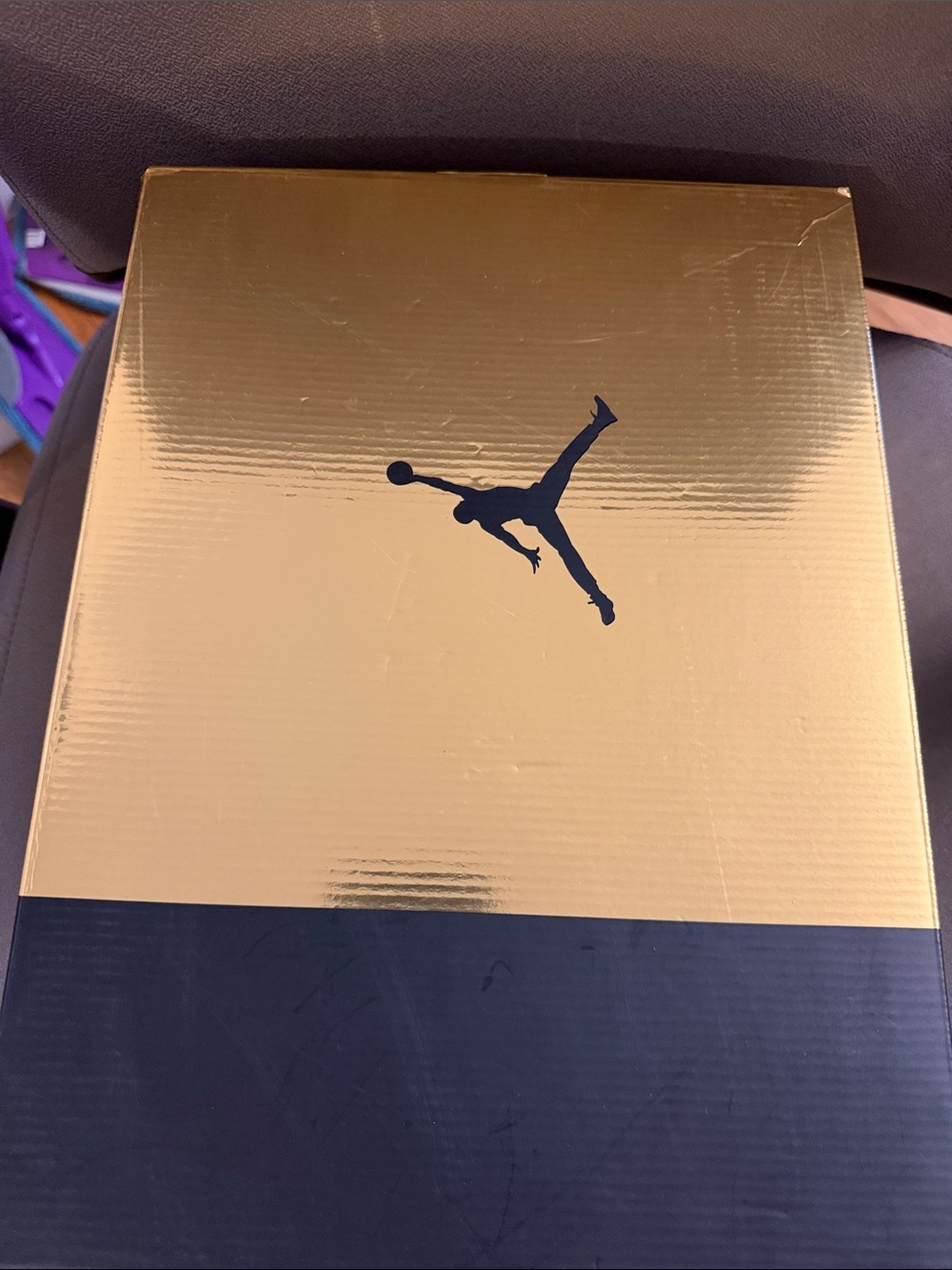 Jordan Black and Gold box